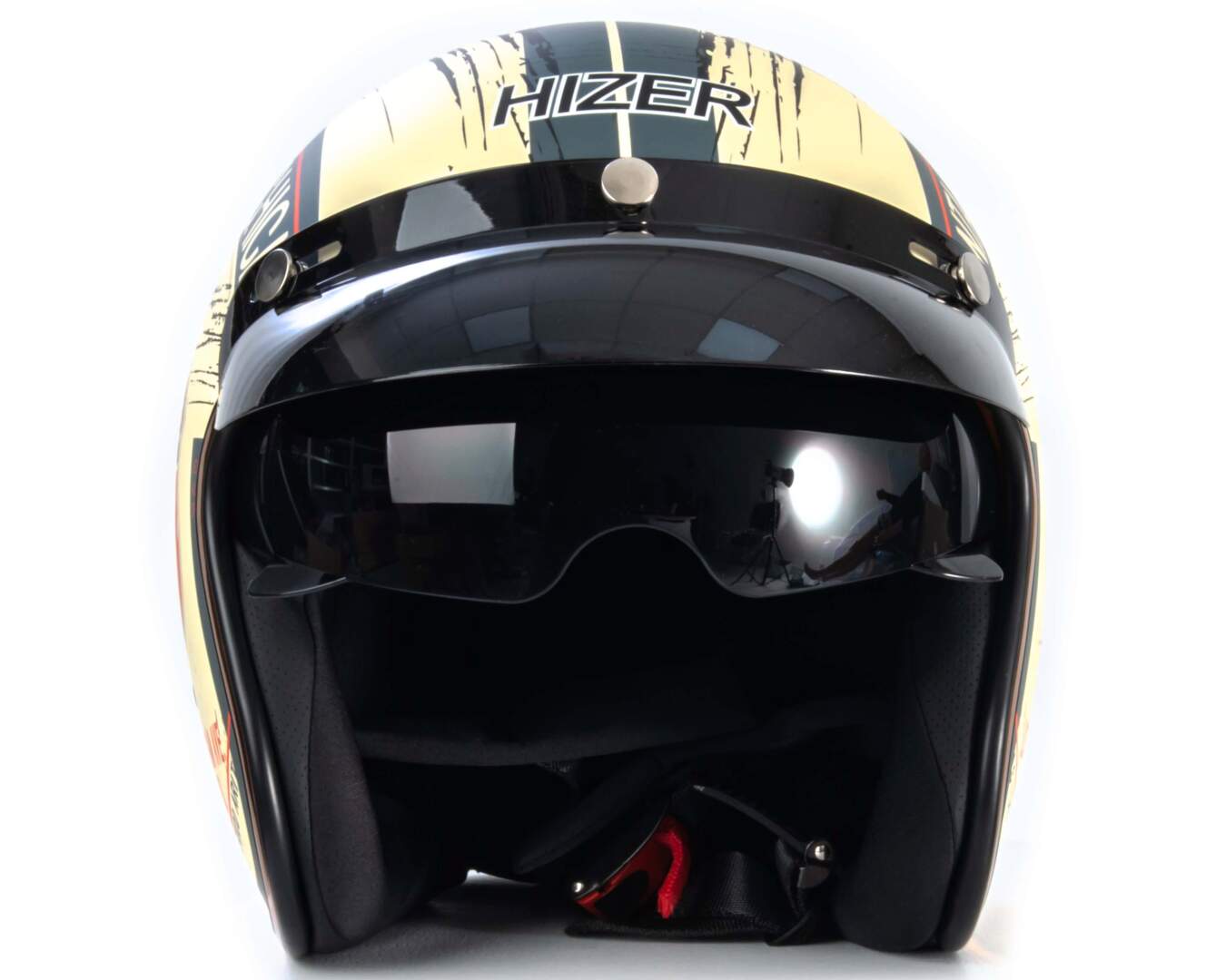 Шлем мото открытый HIZER J510 №1 (L)