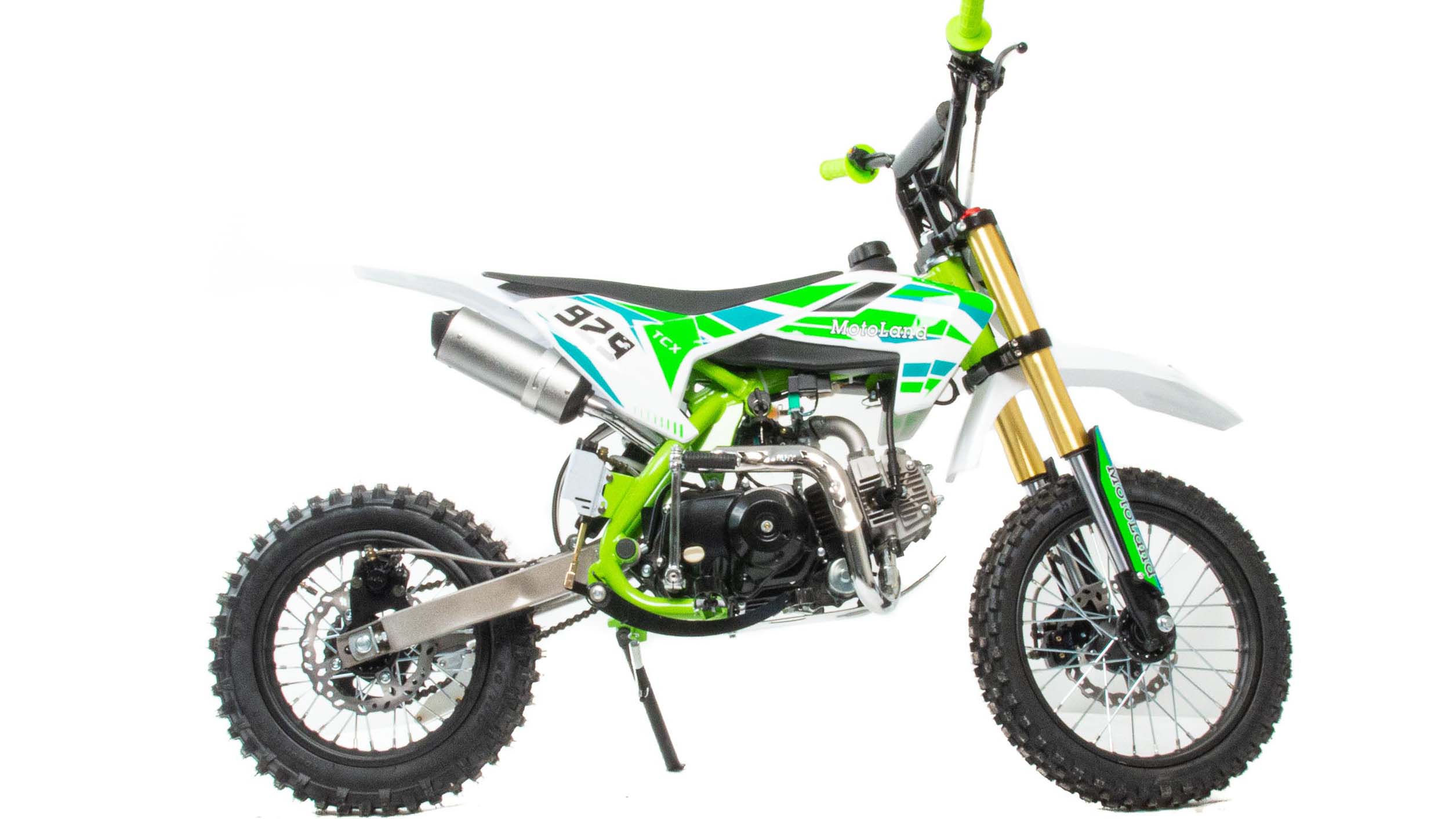 Питбайк  Motoland TCX125 E 14/12 зеленый